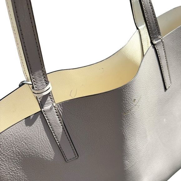 Kate Spade New York Leather Tote Bag with Tassel – Gray - Picture 3 of 15